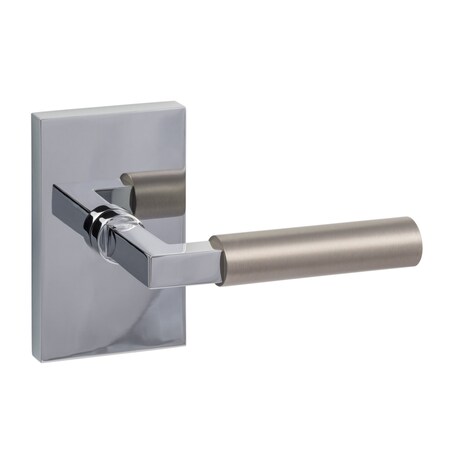 Sure-Loc Hardware Sure-Loc Hardware Levanto Passage Rosette, Polished Chrome, Smooth Grip in Nickel LV101 26 GRIP-SM NI